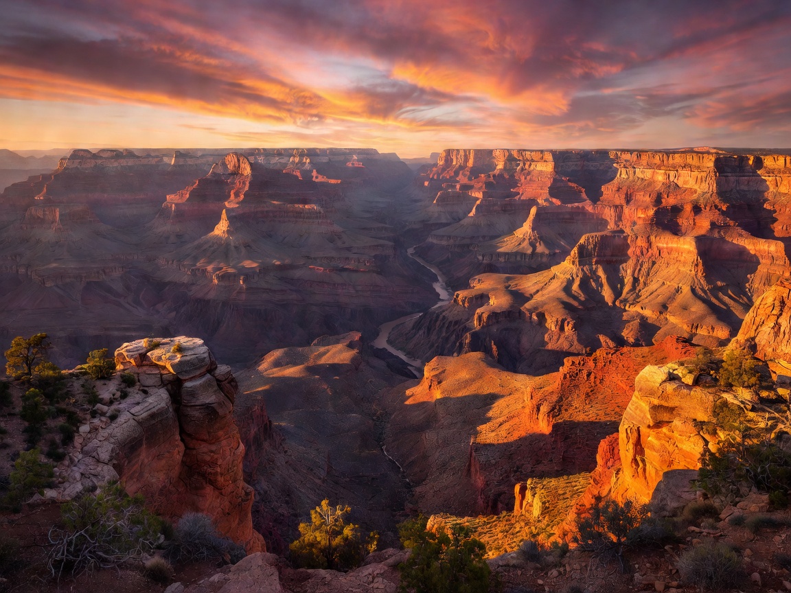 Hopi Point Grand Canyon National Park Arizona Sunset
